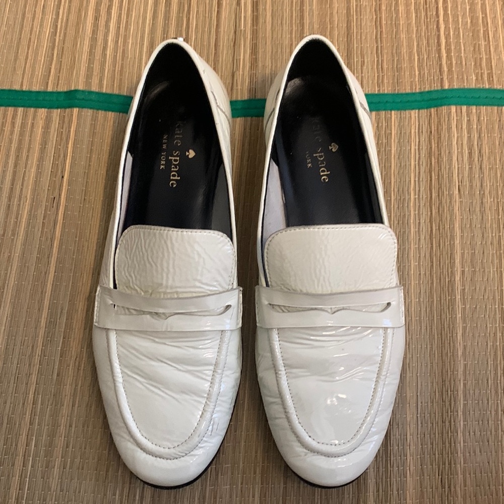 Ivory Kate Spade Loafers